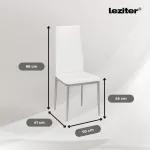 TOP! Tino NOVA Étkezőszék fehér-szürke színben