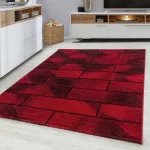 TOP! Ay. beta 1110 piros  200x290cm kockás szőnyeg