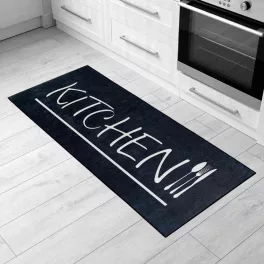 TOP! MY. SIL Konyhai szőnyeg 57x197cm-fekete kitchen