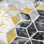 TOP! Den. Promo 2408 sárga 120x170cm modern szőnyeg