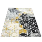 TOP! Den. Promo 2408 sárga 120x170cm modern szőnyeg