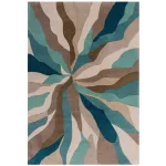 TOP! FL. SPLINTER TEAL 120X170 szőnyeg