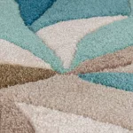 TOP! FL. SPLINTER TEAL 120X170 szőnyeg