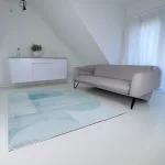 TOP! Berlin E2991 kék 60x100cm- modern színes szőnyeg