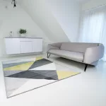 TOP! Berlin F8001 sárga-szürke 60x100cm- modern szőnyeg