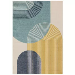 TOP! ASY Muse 120x170cm Blue Retro Rug MU15 szőnyeg