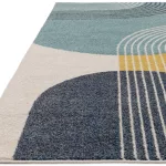 TOP! ASY Muse 120x170cm Blue Retro Rug MU15 szőnyeg