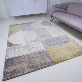 TOP! Berlin E2991 sárga 80x150cm- modern színes szőnyeg