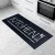 TOP! MY. SIL Konyhai szőnyeg 77x197cm-fekete kitchen