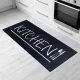 TOP! MY. SIL Konyhai szőnyeg 77x197cm-fekete kitchen