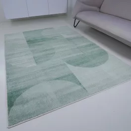 TOP! Berlin E2991 zöld 80x150cm- modern színes szőnyeg