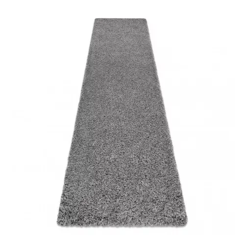 TOP! Kab. Szőnyeg, futószőnyeg SOFFI shaggy 2cm szürke -80x300 cm