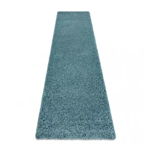 TOP! Kab. Szőnyeg, futószőnyeg SOFFI shaggy 2cm kék -80x300 cm