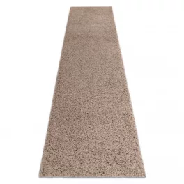   TOP! Kab. Szőnyeg, futószőnyeg SOFFI shaggy 2cm bézs -80x250 cm