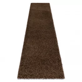   TOP! Kab. Szőnyeg, futószőnyeg SOFFI shaggy 2cm barna -70x200 cm