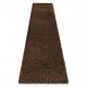 TOP! Kab. Szőnyeg, futószőnyeg SOFFI shaggy 2cm barna -70x200 cm