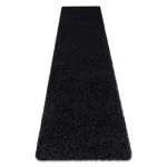 TOP! Kab. Szőnyeg, futószőnyeg SOFFI shaggy 2cm fekete -70x200 cm