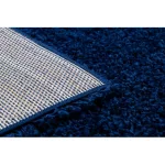 TOP! Kab. Szőnyeg, futószőnyeg SOFFI shaggy 2cm sötétkék -60x300 cm