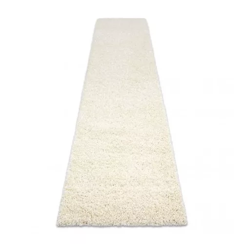 TOP! Kab. Szőnyeg, futószőnyeg SOFFI shaggy 2cm krém -60x250 cm