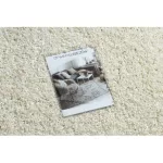 TOP! Kab. Szőnyeg, futószőnyeg SOFFI shaggy 2cm krém -60x100 cm