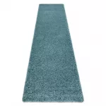 TOP! Kab. Szőnyeg, futószőnyeg SOFFI shaggy 2cm kék -60x100 cm