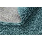 TOP! Kab. Szőnyeg SOFFI kör shaggy 2cm kék kör 120 cm