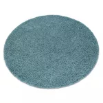 TOP! Kab. Szőnyeg SOFFI kör shaggy 2cm kék kör 100 cm