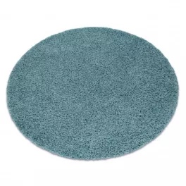 TOP! Kab. Szőnyeg SOFFI kör shaggy 2cm kék kör 100 cm