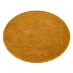 TOP! Kab. Szőnyeg SOFFI kör shaggy 2cm arany kör 80 cm