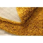 TOP! Kab. Szőnyeg SOFFI kör shaggy 2cm arany kör 80 cm