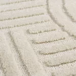 TOP! Ay. ART 1121 120 x 120 cm krém shaggy szőnyeg - kör