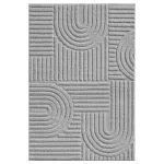 TOP! Ay. ART 1121 120 x 170 cm ezüst Shaggy szőnyeg