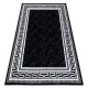 TOP! Kab. Modern GLOSS szőnyeg 2813 87 elegáns, görög fekete / szürke 80x150 cm