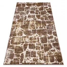   TOP! Kab. Modern MEFE szőnyeg 6184 - sötét bézs 160x220 cm