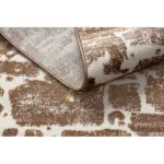 TOP! Kab. Modern MEFE szőnyeg 6184 - sötét bézs 200x290 cm