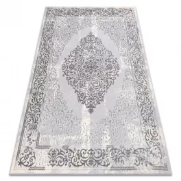   TOP! Kab. CORE szőnyeg W7161 Rozetta Vintage - Structural, két szintű, szürke 80x150 cm