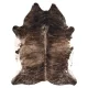 TOP! Kab. Szőnyeg mesterséges bőr G4740-1 barna bőr 180x220 cm