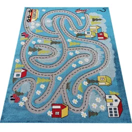 TOP! Dy. color kids 02 kék 100 x 150 cm szőnyeg