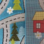 TOP! Dy. color kids 02 kék 100 x 150 cm szőnyeg