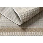 TOP! Kab. Fonott sizal szőnyeg SION 21782 lapos szövött ecru / bézs 80x300 cm