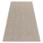 TOP! Kab. Fonott sizal floorlux szőnyeg 20580 egyszerű, egyszínű - pezsgő / tópszín 140x200 cm
