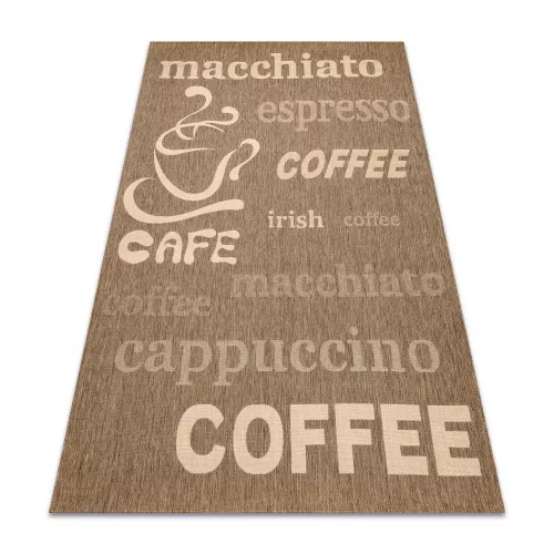 TOP! Kab. Fonott sizal floorlux szőnyeg 20645 kávé / természetes 120x170 cm