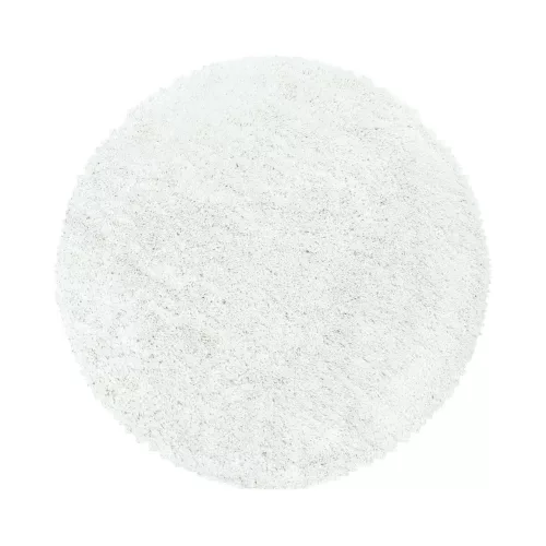 TOP! Ay. FLUFFY 3500 WHITE 120 x 120 -kör szőnyeg