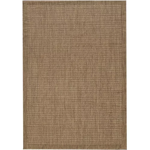 TOP! Ay. GIZA 1410 120 x 120 cm barna modern kör szőnyeg