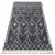 TOP! Kab. Szőnyeg BERBER TANGER B5940 szürke / fehér Rojt shaggy 120x170 cm