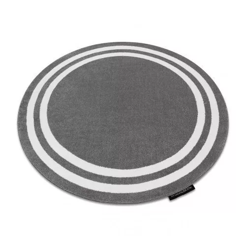 TOP! Kab. HAMPTON szőnyeg kör szürke kör 160 cm