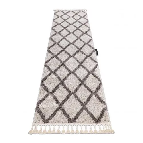 TOP! Kab. Szőnyeg, futószőnyeg BERBER TROIK krém -80x300 cm