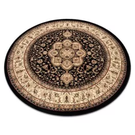 TOP! Kab. Royal szőnyeg kör adr 521 fekete  kör 120 cm