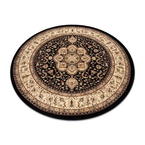 TOP! Kab. Royal szőnyeg kör adr 521 fekete  kör 120 cm