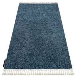TOP! Kab. Szőnyeg BERBER 9000 kék Rojt shaggy 240x330 cm